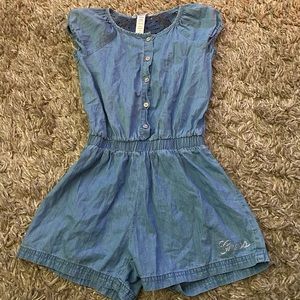 Girls guess romper size m 10/12 nwot